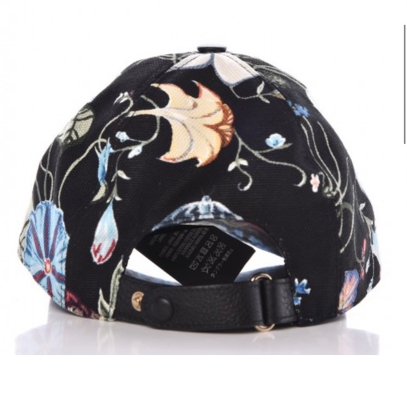 NWT Gucci Canvas Flora Knight Basebal Hat/Cap M 57 & Certificate Of Authenticity - Picture 4 of 16
